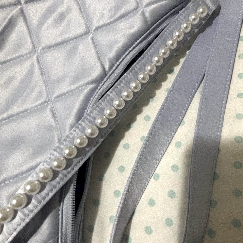 2 in 1 Cinderella X Vera Bradley Frannie Crossbody Bag Pearl Strap - Picture 13 of 13